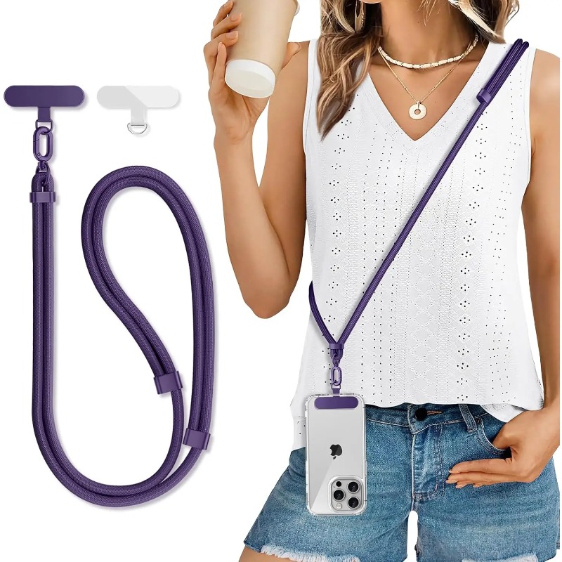 String Tension Clip - Universal Adjustable Phone Lanyard Crossbody Necklace