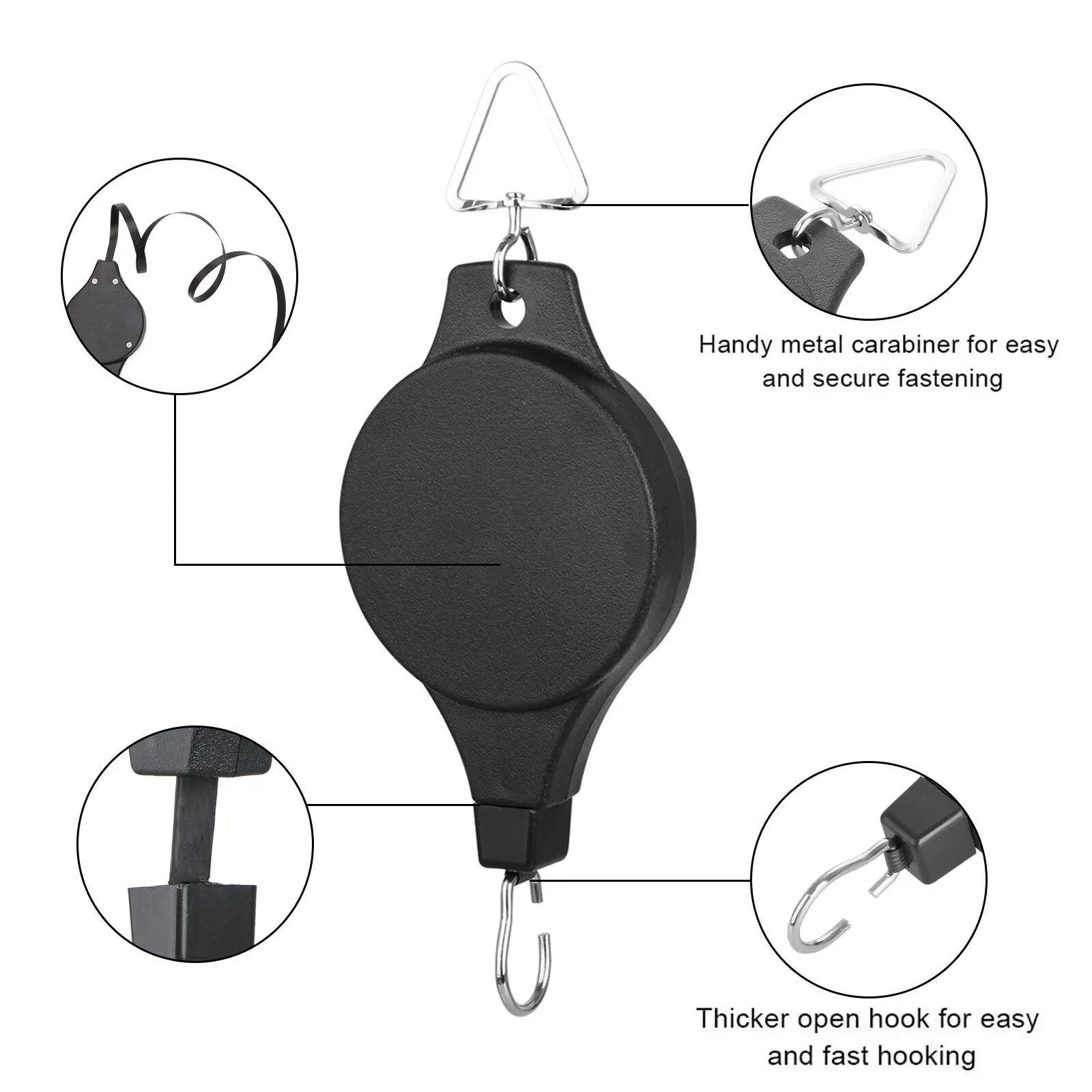 Retractable Plant Pulley Hangi - đánh giá và giá String Tension Clip