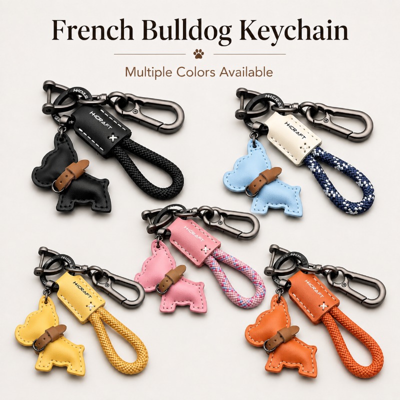 French Bulldog Key Ring Leathe - đánh giá và giá String Tension Clip