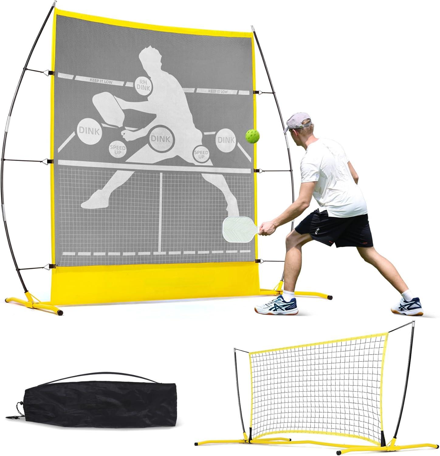 Pickle Ball Rebounder Training - đánh giá và giá Training Net Mini