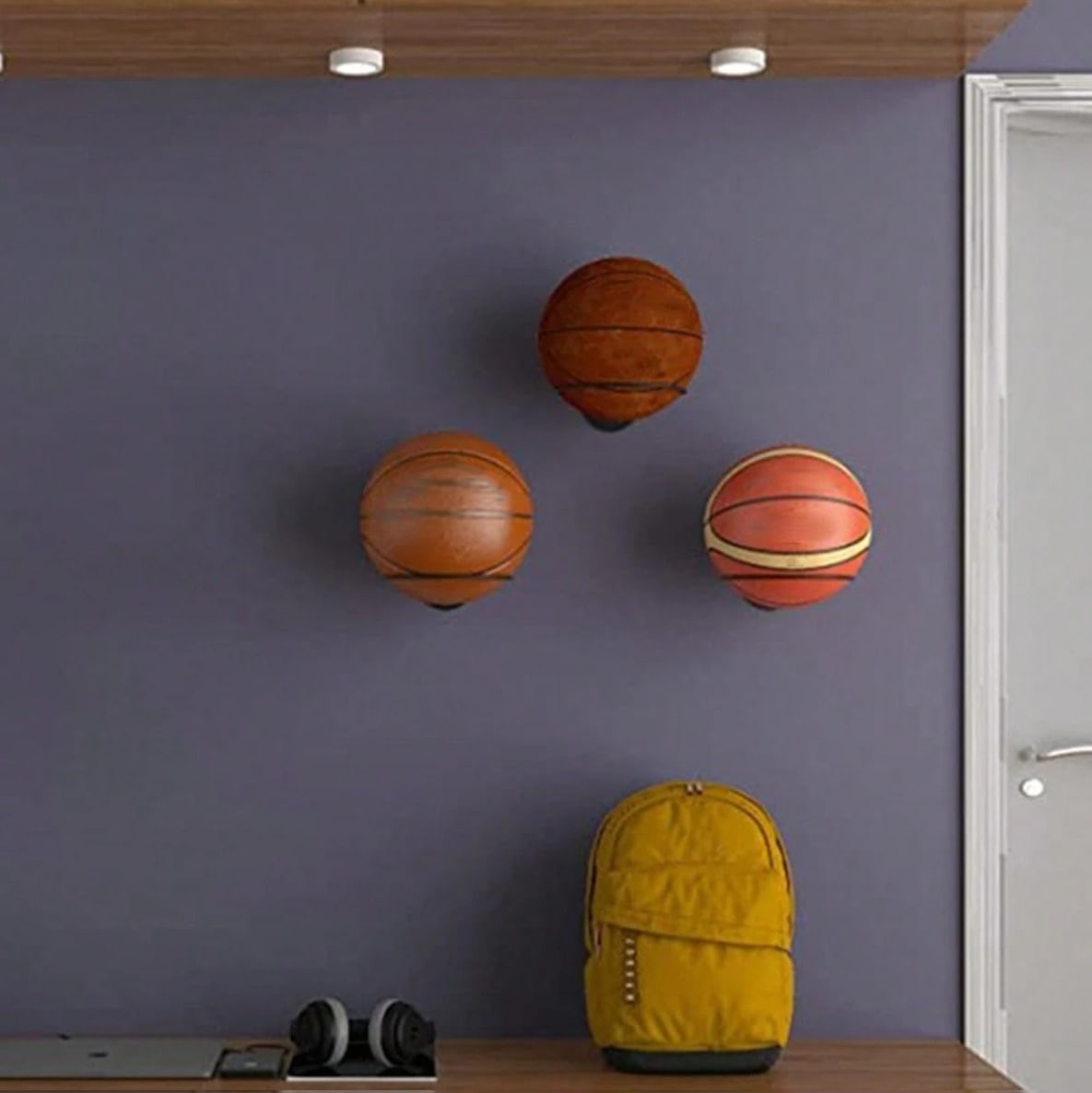 Space Saving Wall Mounted Bask - đánh giá và giá Badminton Zone