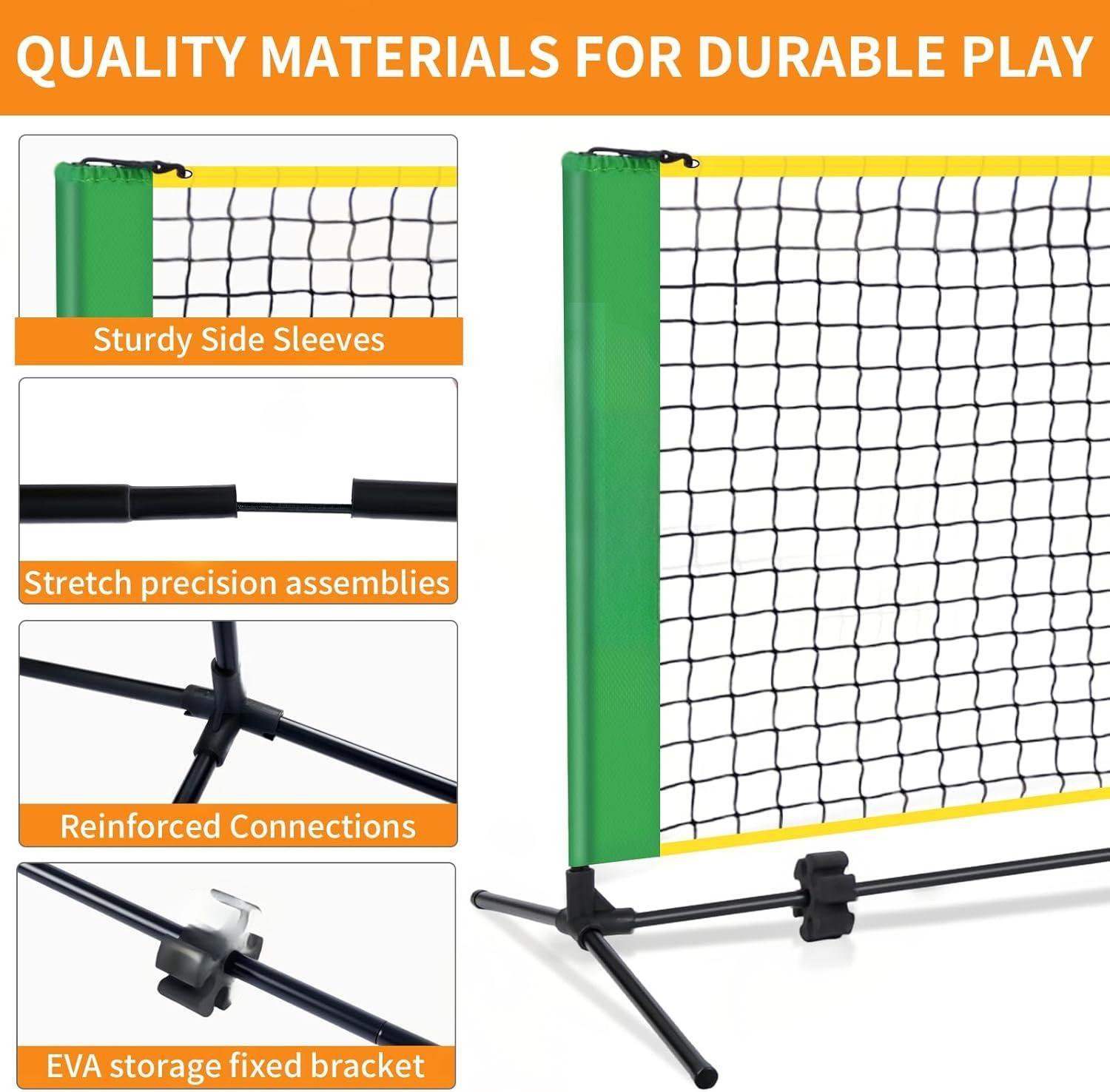 Mini Pickleball Net 6ft Portab - đánh giá và giá Training Net Mini