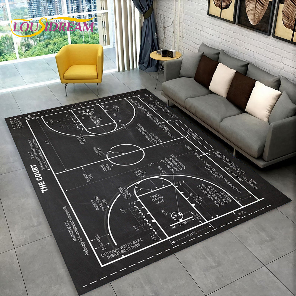 3D Basketball Cour Cartoon Are - đánh giá và giá Badminton Zone