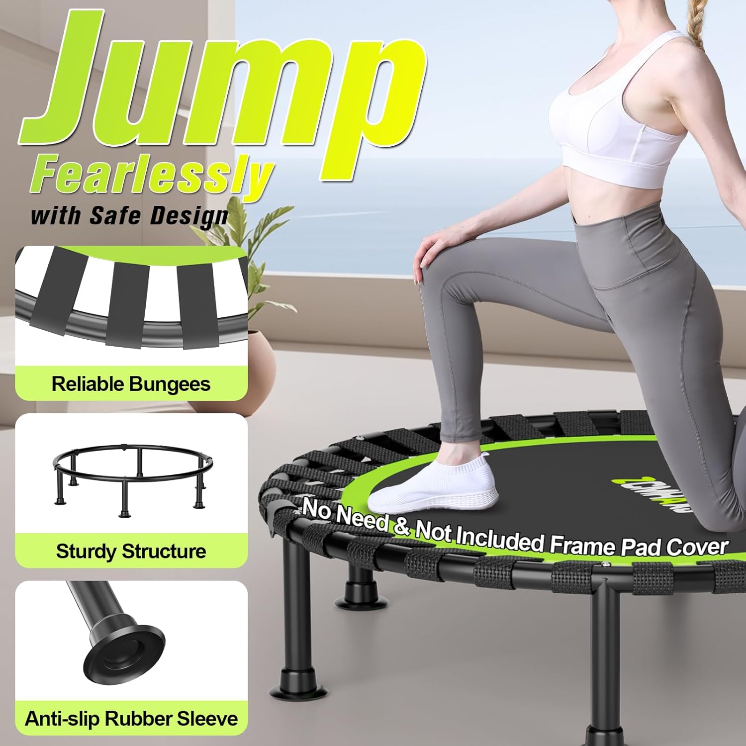 Foldable Mini Rebounder Trampo - đánh giá và giá Training Net Mini